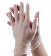 Transparent Disposable Gloves Polyethylene HDPE | Food Safe Clear Plastic Gloves Budget Protection Cleaning Handling | One-Size Pull-On Ambidextrous UAE Pack Wholesale Deal